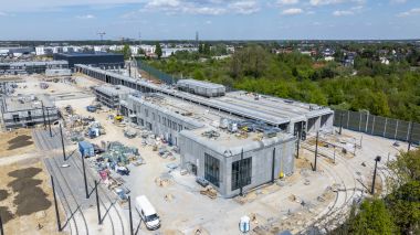 Widok na Bud 5 od strony południowej
