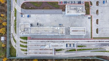 Rzut z góry na bud. nr 4, nr 5, nr 10.11