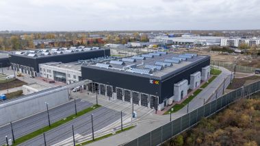Widok na bud. nr  1