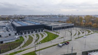 Widok na bud. nr  1a i nr 3