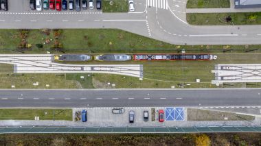 Rzut z góry na ZRID