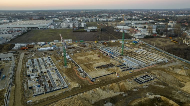 Widok na Bud. nr 1 od strony południowej