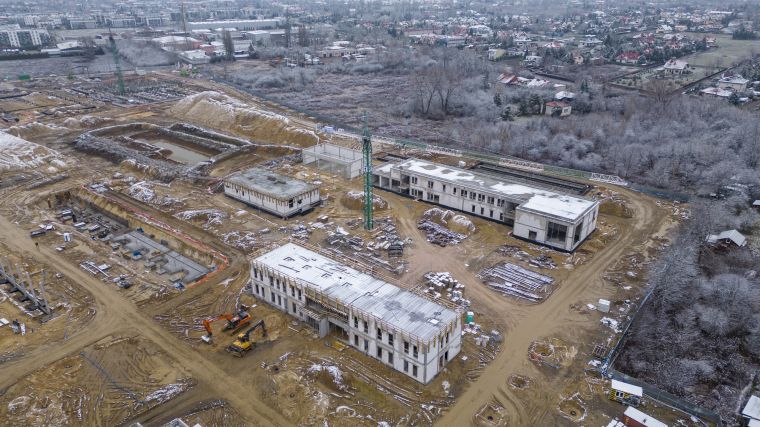 Widok na Bud. nr 2, nr 4, nr 5, nr 6 od strony płd.