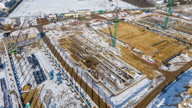 Widok na Bud. nr 1A od strony południowo-wschodniej