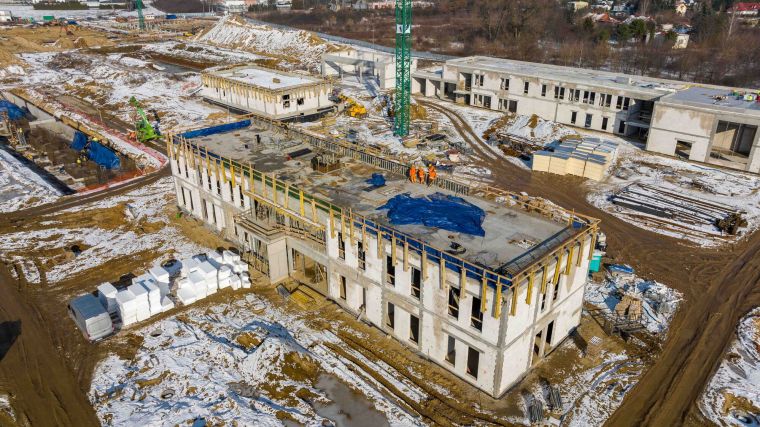 Widok na Bud. nr 2 od strony południowej